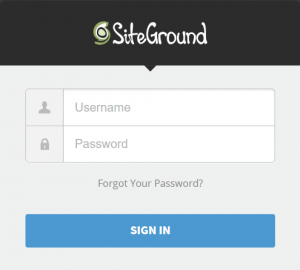 siteground login